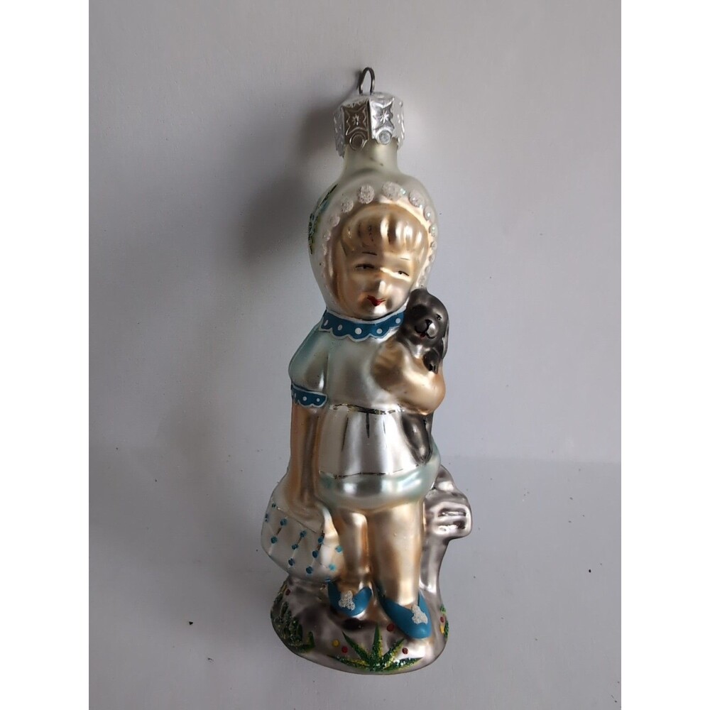 Christopher Radko Madelines Puppy Ornament 1991 Christmas 91-025-0 Vintage
